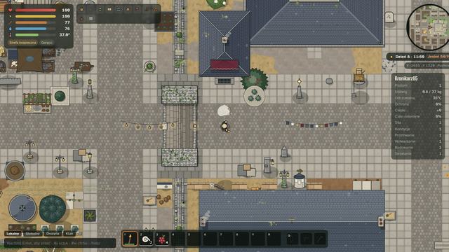 Stonehold, the stone city: a citadel round its square, slate roofs and streets that circle it.